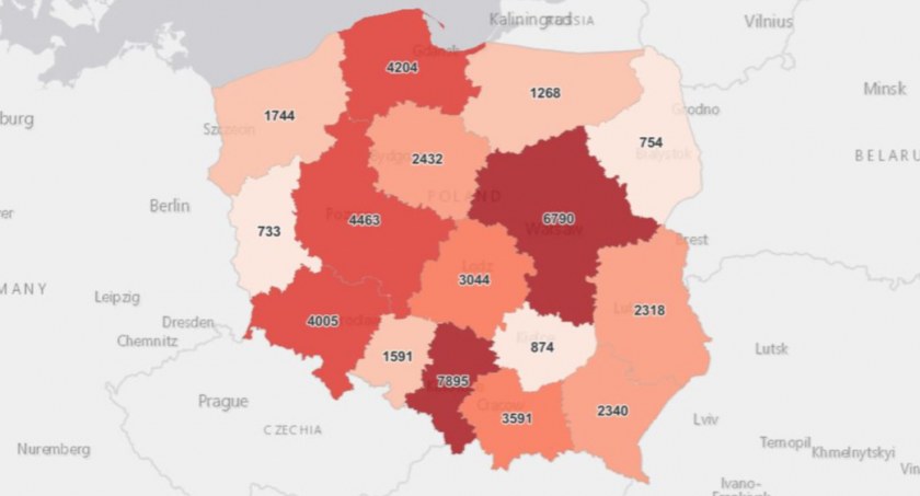 W kraju spadek zakażeń, ale w powiecie suskim znaczący wzrost 