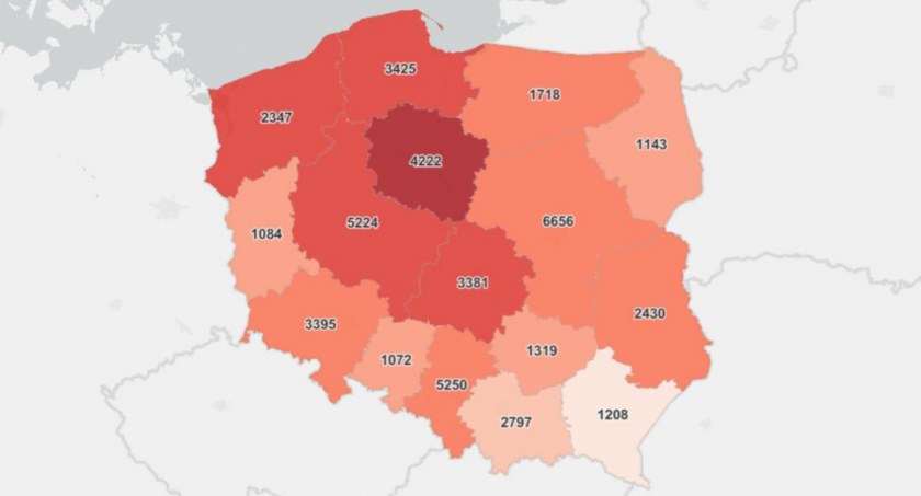 Jak co środę wzrost zakażeń 
