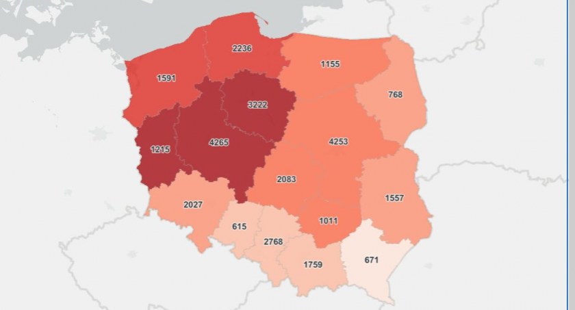 Ponownie spadek zakażeń 