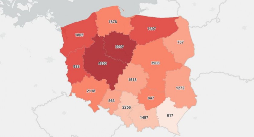 Duży spadek zakażeń, ale znaczy wzrost ilości zgonów 