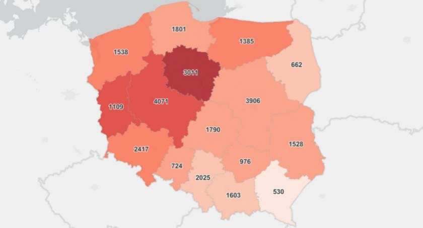 W ciągu dwóch tygodni dobowa ilość zakażeń zmalała niemal o połowę 