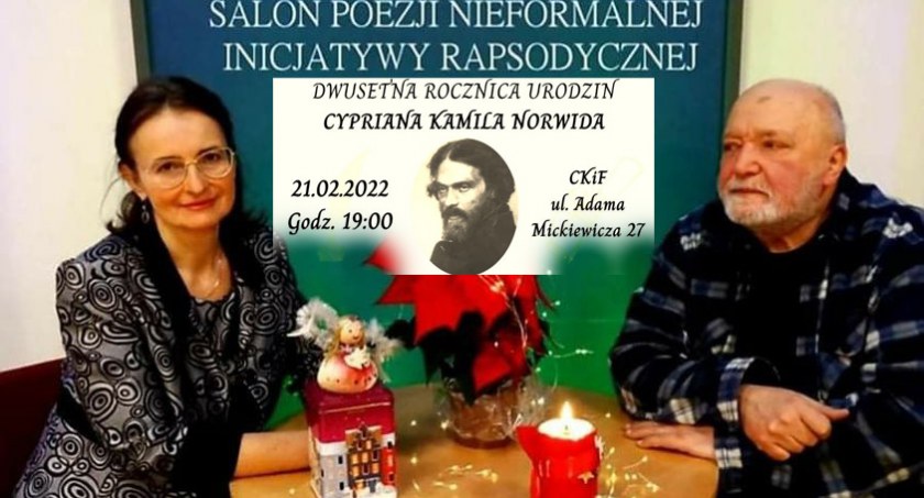 Odkryj twórczość Cypriana Kamila Norwida w saloniku poetyckim Nieformalnej Inicjatywy Rapsodycznej