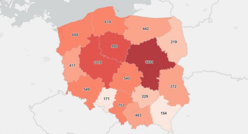 Poniedziałkowy raport epidemiczny 