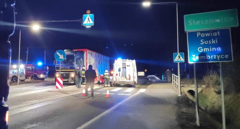 Piesza potrącona przez ciężarówkę (Aktualizacja)