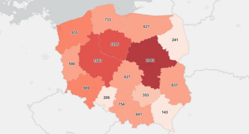 Piątkowe dane epidemiczne