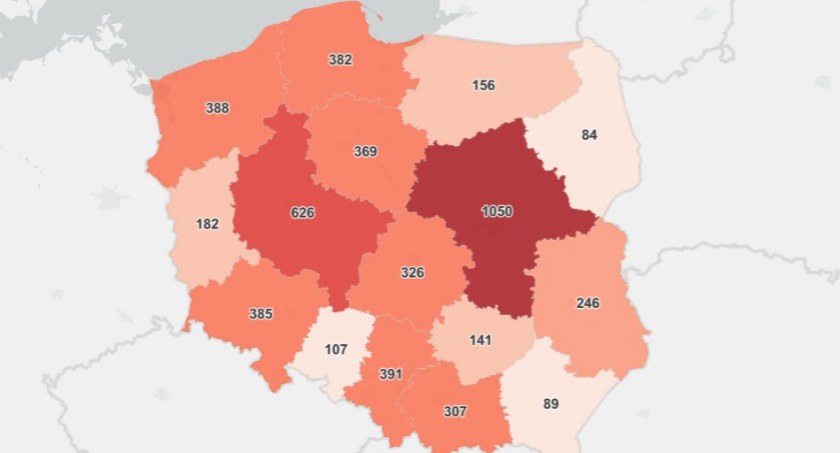 Poniedziałkowy raport epidemiczny 