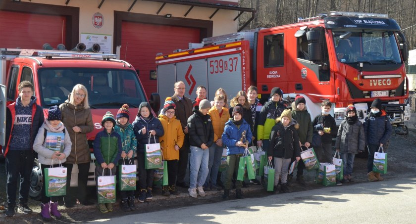 Sucha Beskidzka: Młodzież zapobiega pożarom 