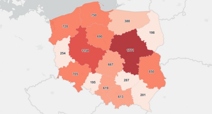 Dziś mocny spadek ilości zakażeń koronawirusem 