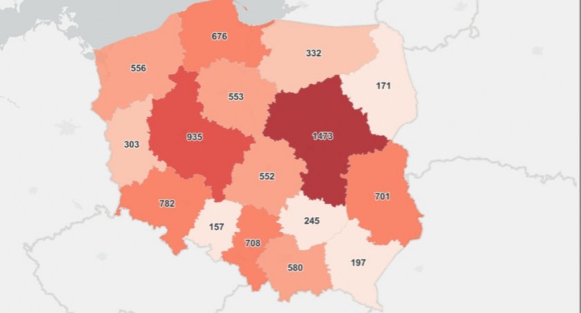 Ilość zakażeń (znowu) błyskawicznie maleje 