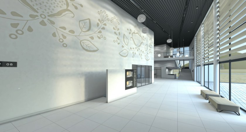 Jak będzie wyglądało wnętrze Podbabiogórskiego Centrum Kultury w Makowie Podhalańskim? 