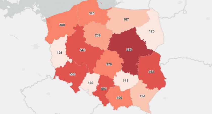 Z dnia na dzień ubywa zakażonych 