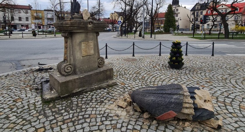 Strącił św. Jana Nepomucena z cokołu! Ogromna strata dla Jordanowa