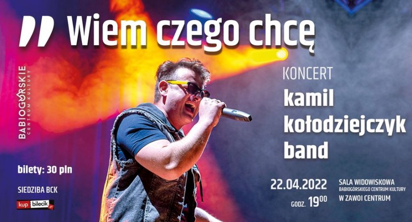 Zawoja. WIEM CZEGO CHCĘ - koncert Kamil Kołodziejczyk Band