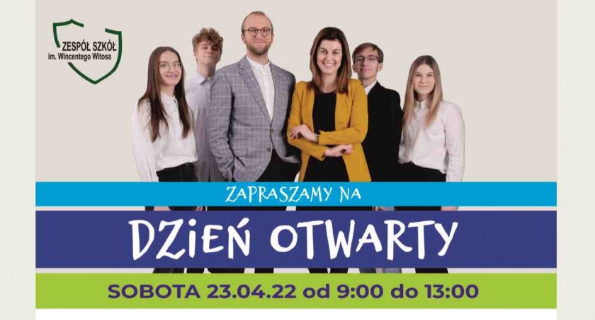 Zespół Szkół im. Wincentego Witosa zaprasza na Dzień Otwarty uczniów szkół podstawowych