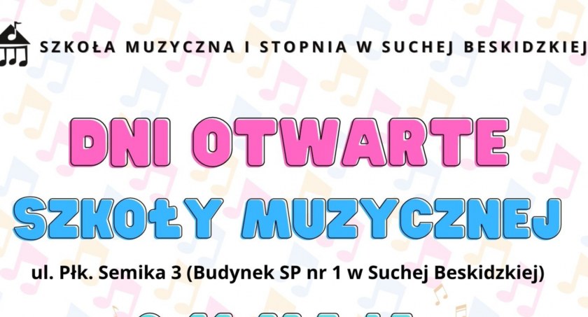Dni Otwarte Szkoły Muzycznej I stopnia w Suchej Beskidzkiej