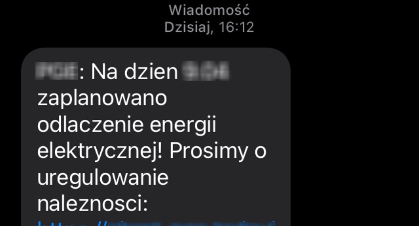 Uwaga na fałszywe SMS-y