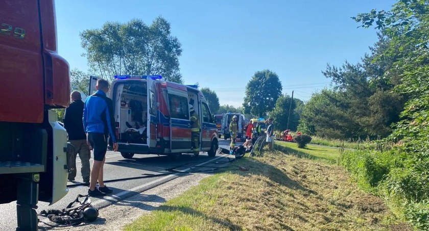 Potworny wypadek w Gorzeniu Górnym. Droga Sucha Beskidzka-Wadowice zablokowana 