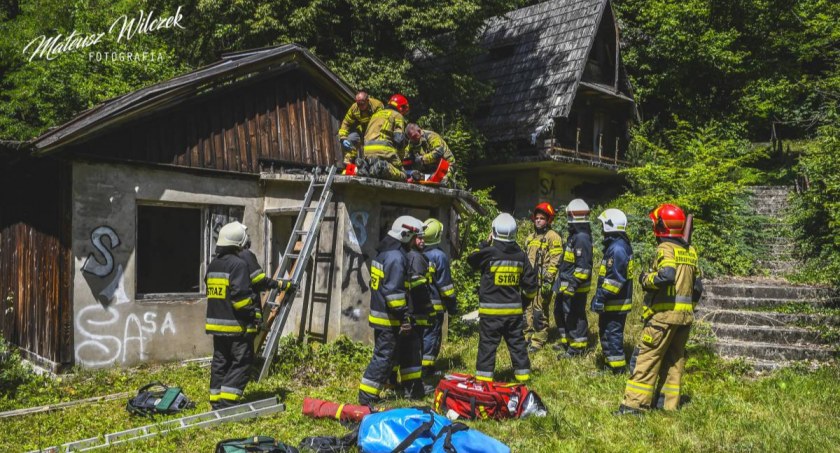 Strażacy z kilku powiatów ćwiczyli w Lanckoronie (zdjęcia)