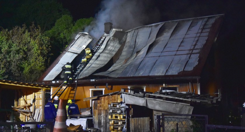 Stryszawa: Kilka godzin po tragedii pożar tego samego domu (video)