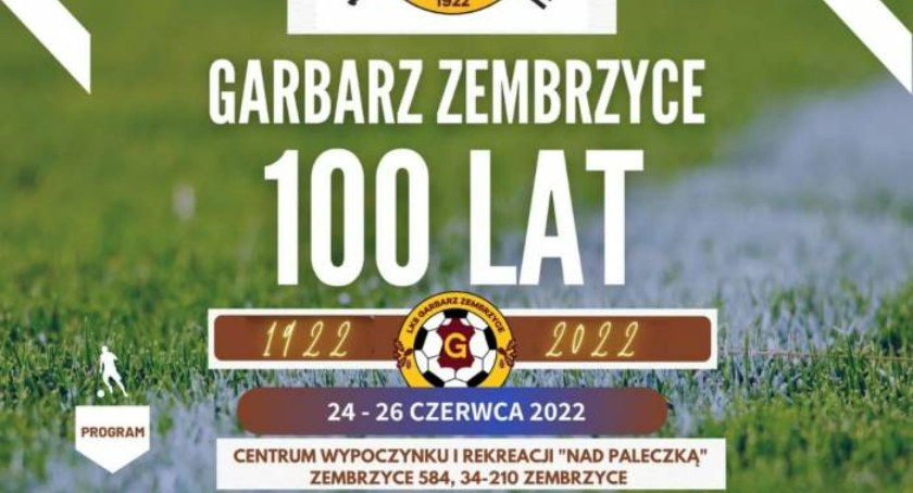100-lecie Garbarza Zembrzyce. Główne obchody zaplanowano na sobotę