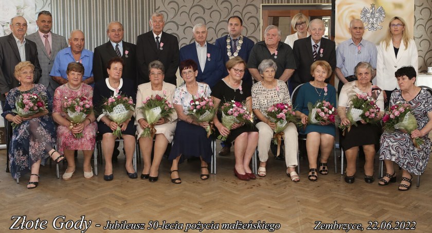 Złote Gody – uroczyste wręczenie odznaczeń Jubilatów Par Małżeńskich w Zembrzycach