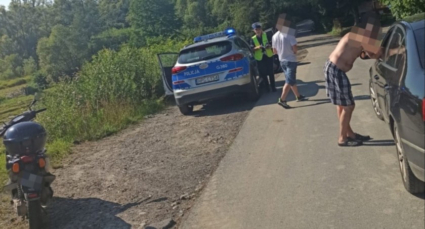 Sucha Beskidzka: Najechanie z promilami 