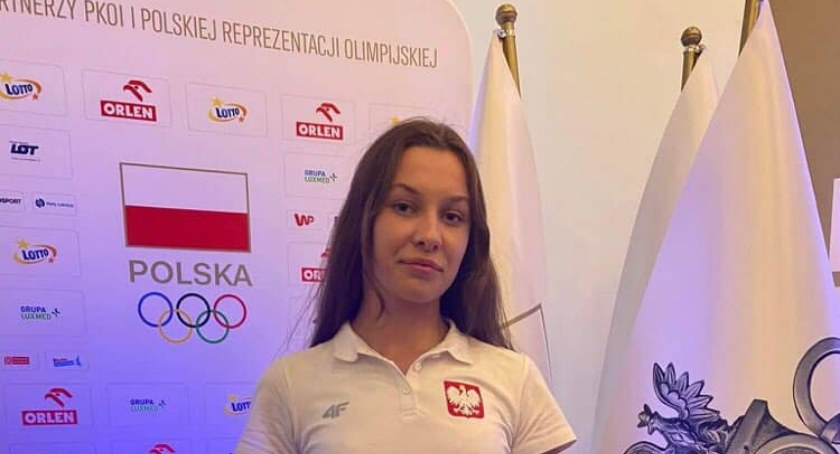 Wiktoria Gracjasz w drodze na Letni Olimpijski Festiwal Młodzieży Europy 