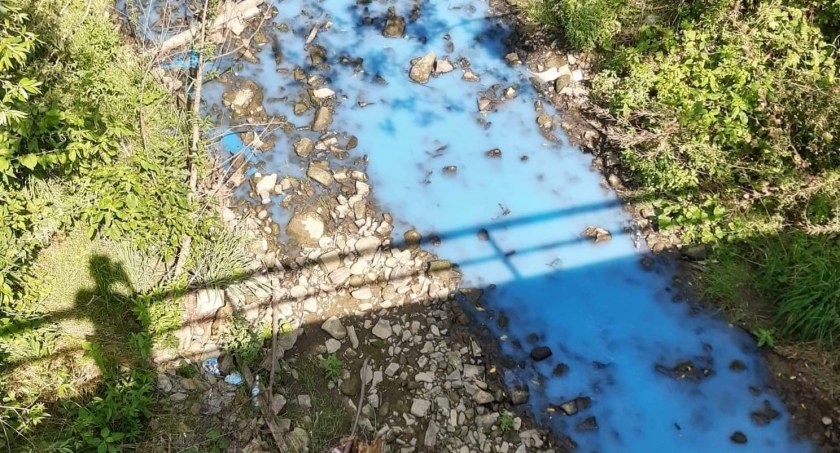 Toporzysko: Potok stał się błękitny niczym bezchmurne niebo 