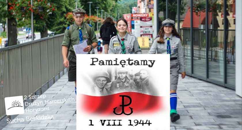 Harcerze zapraszają do wspólnego upamiętnienia wybuchu Powstania Warszawskiego 