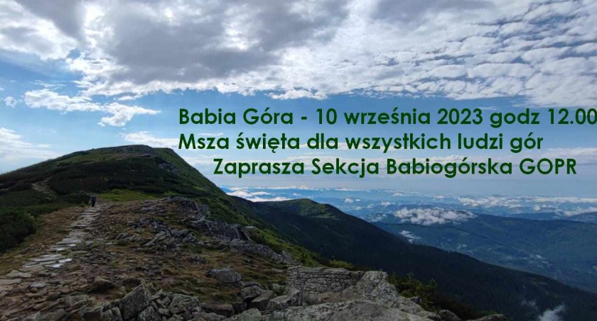 Ludzie Gór ponownie spotkają się na mszy świętej na Babiej Górze