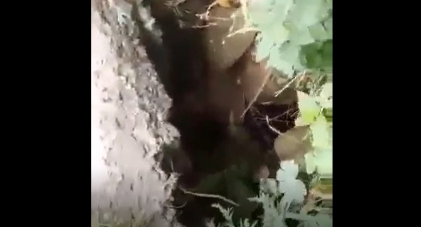 W dziurze w drodze powiatowej widać… rzekę