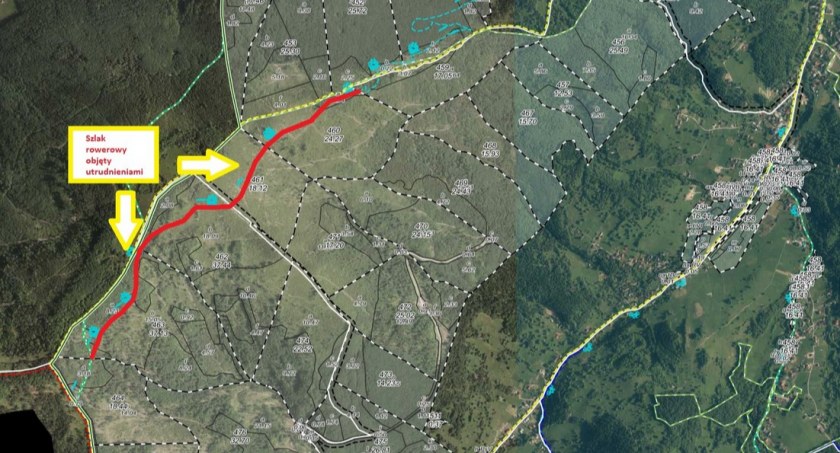 Utrudnienia na ścieżce rowerowej Babia Góra Trails