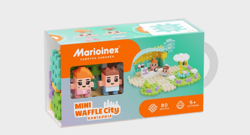 Poznaj nowy zestaw Marioinex - Mini Waffle City Kawiarnia