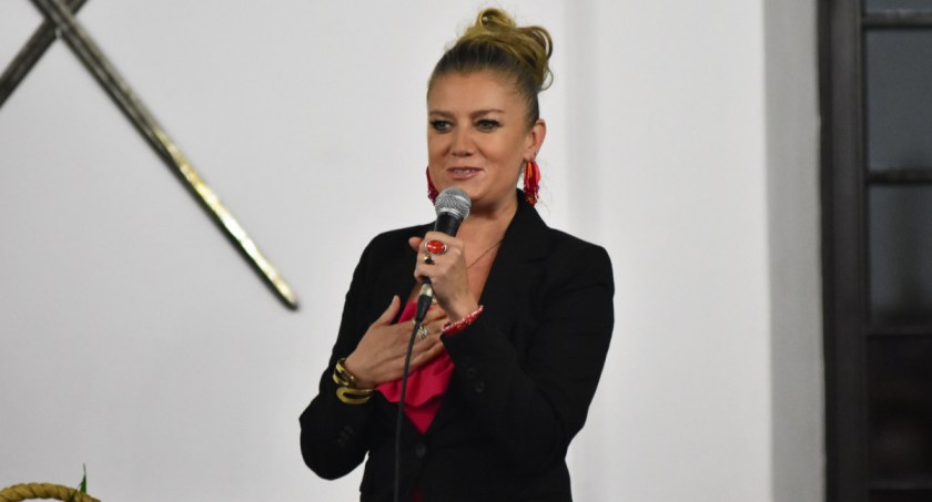 Opowieści i wspomnienia Magdaleny Wolińskiej – Riedi zauroczyły słuchających