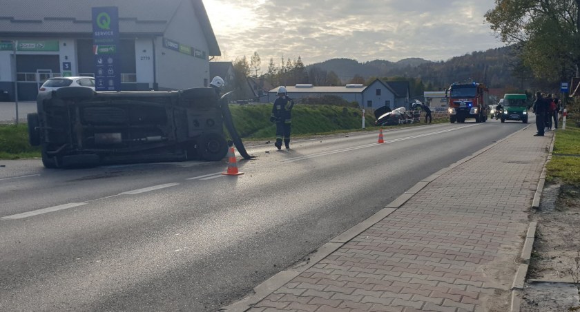 Poważny wypadek w Zawoi 