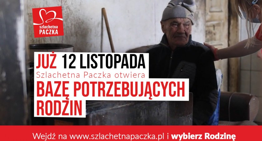 Otwarcie Bazy Rodzin Szlachetnej Paczki już w sobotę 12 listopada