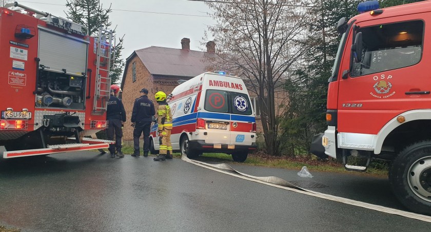 Pożar w Skawicy. Jedna osoba nie żyje
