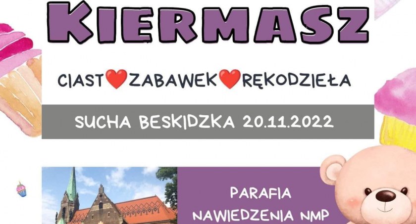 Kiermasz ciast, zabawek, rękodzieł dla Oliwiera w Suchej Beskidzkiej
