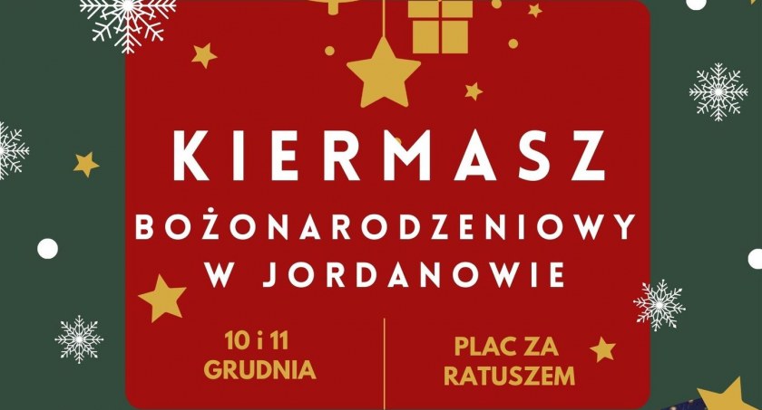 Jordanów szykuje się na Kiermasz Bożonarodzeniowy 