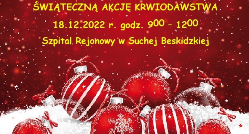 Podaruj na święta… krew!