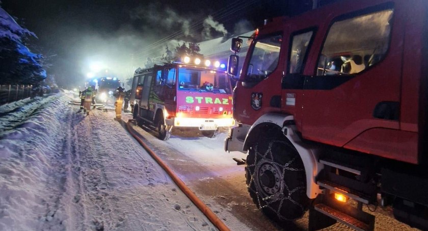 Tarnawa Górna: Jedna osoba poszkodowana w nocnym pożarze 