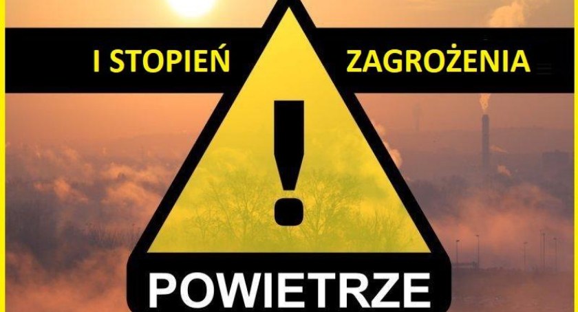 Ostrzeżenie 1 stopnia o zanieczyszczeniu powietrza dla powiatu suskiego