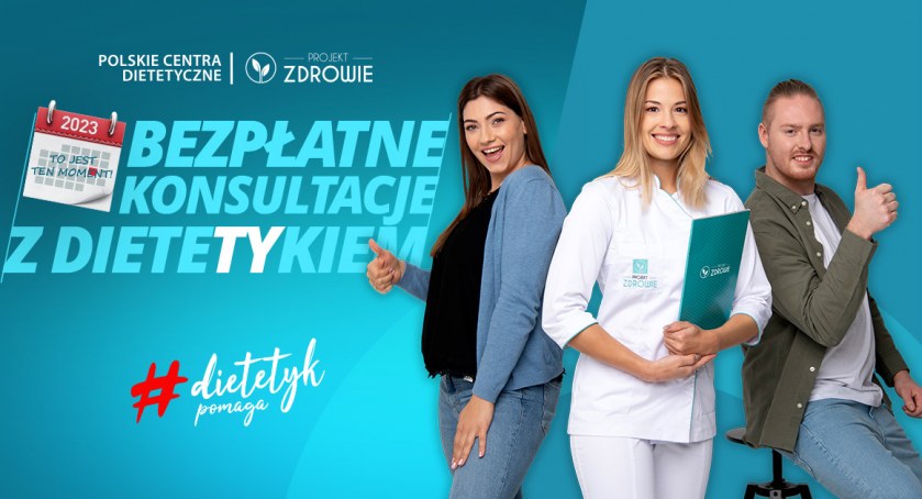 Odchudzanie z dietetykiem w parze!  Skorzystaj z bezpłatnej konsultacji w gabinecie  Projekt Zdrowie w Suchej Beskidzkiej.