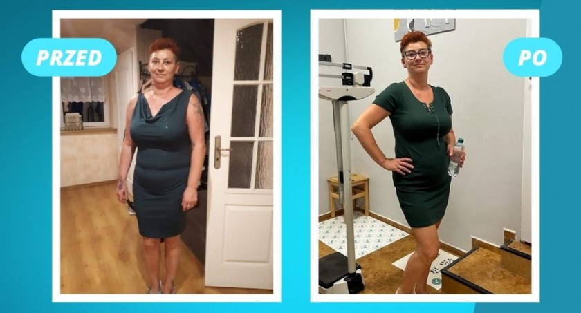 Piękna metamorfoza Pani Wioli,  schudła 10 kilogramów w Projekt Zdrowie! 