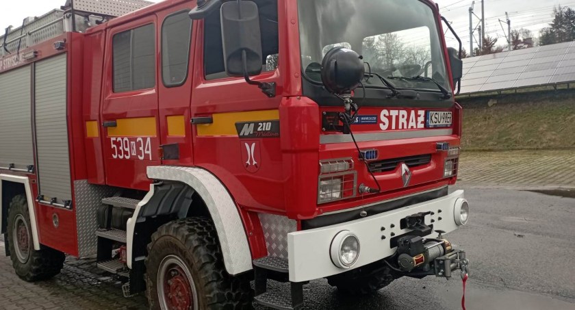 Stryszawa: Wóz strażacki wrócił do jednostki! 