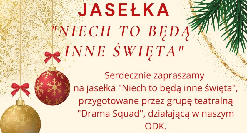 Stryszawa: Niech to będą inne święta! 