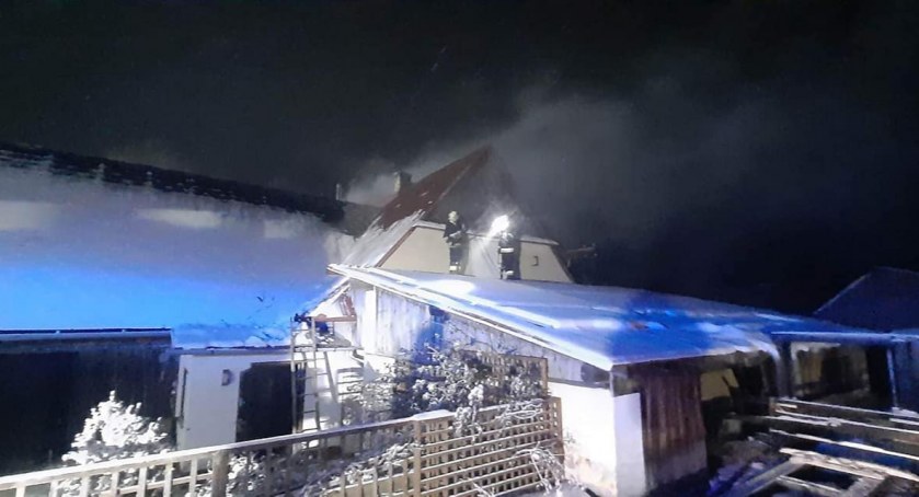 Sidzina: Nocny pożar domu 