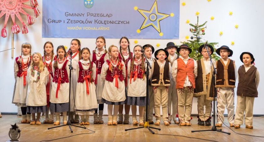 Maków Podhalański: Mali kolędnicy oczarowali publiczność (zdjęcia i video)