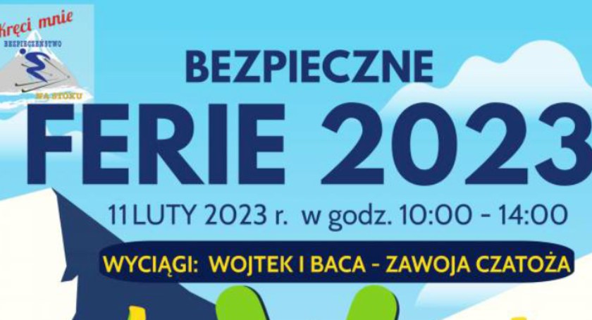 Bezpieczne ferie na wyciągach narciarskich w Zawoi