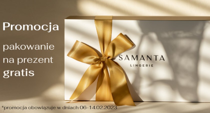 Bezpłatne pakowanie prezentów w Samancie